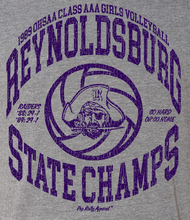 Load image into Gallery viewer, REYN 1989 GIRLS VOLLEYBALL STATE CHAMP TEE
