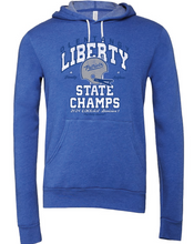 Load image into Gallery viewer, OLENTANGY LIBERTY FOOTBALL STATE CHAMP BLUE HOODIE
