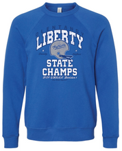 Load image into Gallery viewer, OLENTANGY LIBERTY FOOTBALL STATE CHAMP BLUE SWEATSHIRT