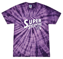Load image into Gallery viewer, SUPER SYCAMORE PURPLE TIEDYE TEE