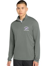 Load image into Gallery viewer, TIGER SHARKS SWIM TEAM GREY QUARTER ZIP