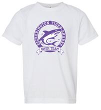 Load image into Gallery viewer, TIGER SHARKS SWIM TEAM WHITE TEE