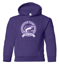 Load image into Gallery viewer, TIGER SHARKS SWIM TEAM PURPLE HOODIE