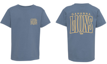 Load image into Gallery viewer, GAHANNA LIONS BLUE JEAN COMFORT TEE