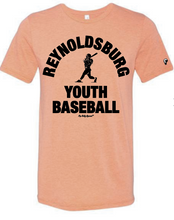 Load image into Gallery viewer, REYNOLDSBURG YOUTH BASEBALL THROWBACK TEE