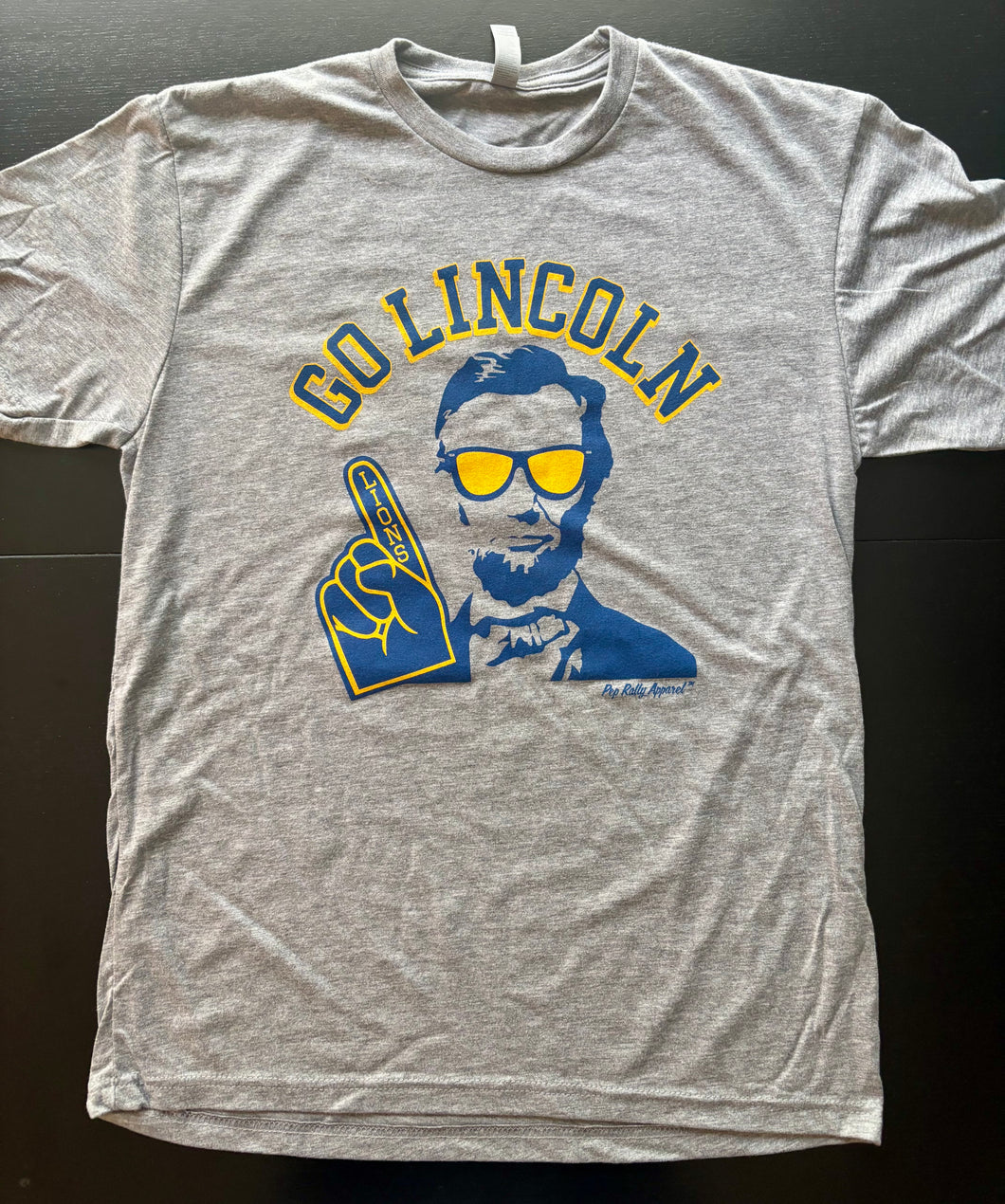 GAHANNA GO LINCOLN TEE (GRAY TEE)