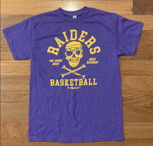 Load image into Gallery viewer, RAIDERS BASKETBALL GOLD BLOODED TEE
