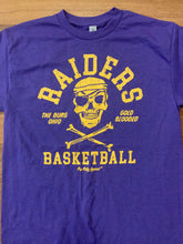 Load image into Gallery viewer, RAIDERS BASKETBALL GOLD BLOODED TEE
