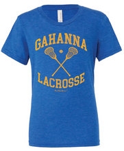 Load image into Gallery viewer, GAHANNA LACROSSE BLUE TEE
