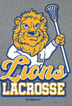 Load image into Gallery viewer, GAHANNA LACROSSE MASCOT GRAY CREW
