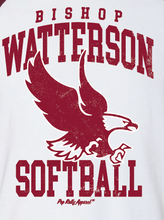 Load image into Gallery viewer, BISHOP WATTERSON SOFTBALL EAGLE WHITE LONG SLEEVE TEE
