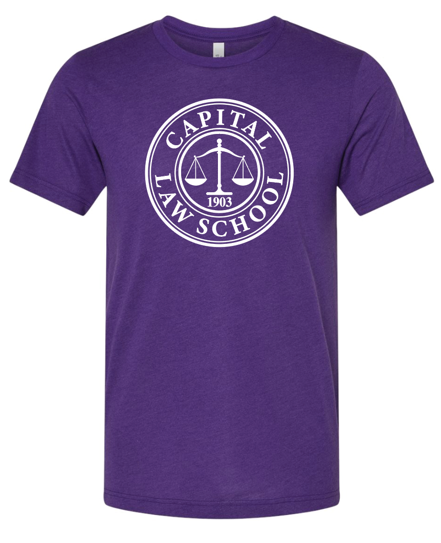 CAPITAL LAW SCHOOL CIRCLE PURPLE TRIBLEND