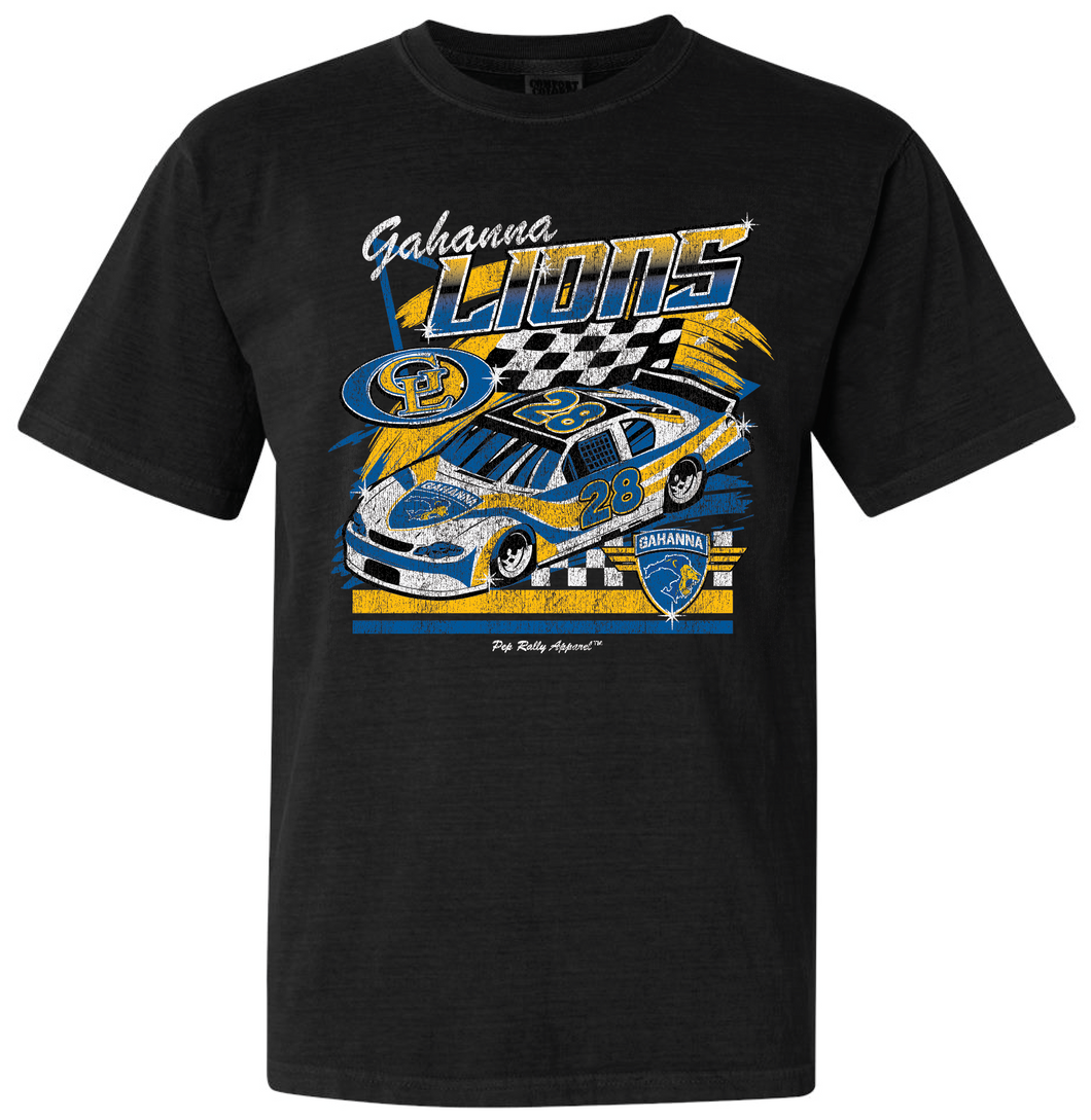 GAHANNA LIONS RACECAR TEE