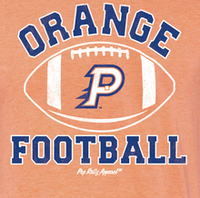 Load image into Gallery viewer, ORANGE FOOTBALL ORANGE TEE
