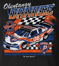 Load image into Gallery viewer, OLENTANGY ORANGE RACECAR TEE
