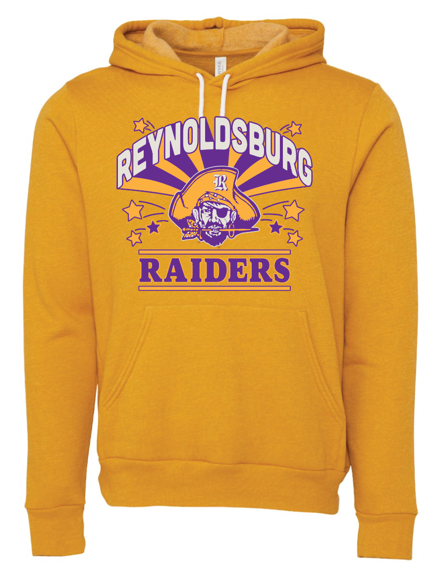 REYNOLDSBURG RAIDERS MUSTARD GOLD HOODIE