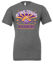 Load image into Gallery viewer, REYNOLDSBURG RAIDERS CHARCOAL TEE
