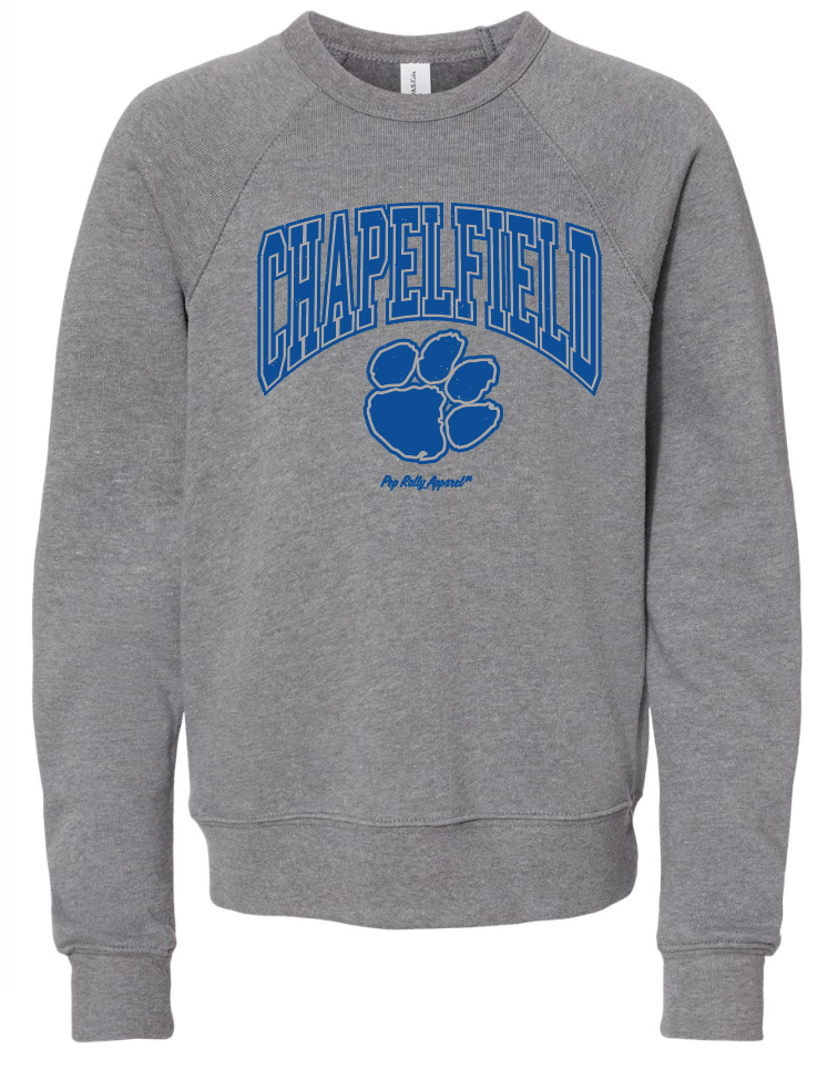 CHAPELFIELD GRAY CREW SWEATSHIRT