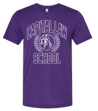 Load image into Gallery viewer, CAPITAL LAW SCHOOL JUSTICE SEAL PURPLE TRIBLEND
