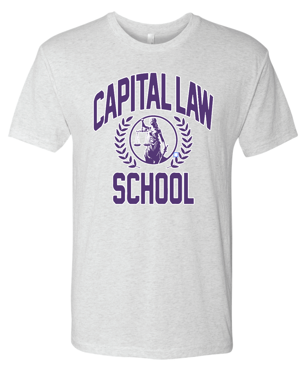 CAPITAL LAW SCHOOL JUSTICE SEAL HEATHER WHITE TRIBLEND