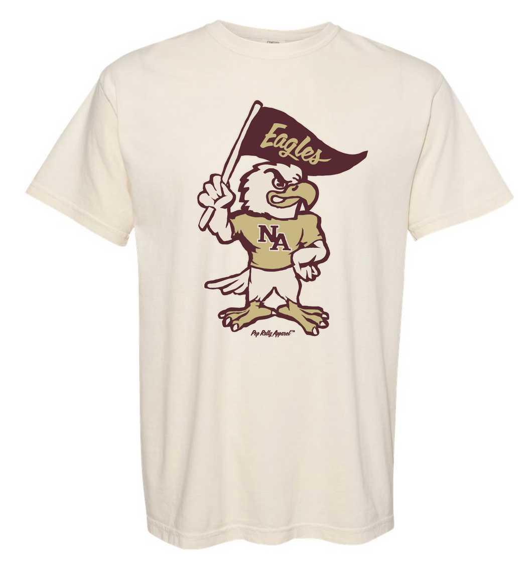 NEW ALBANY RETRO EAGLE IVORY TEE