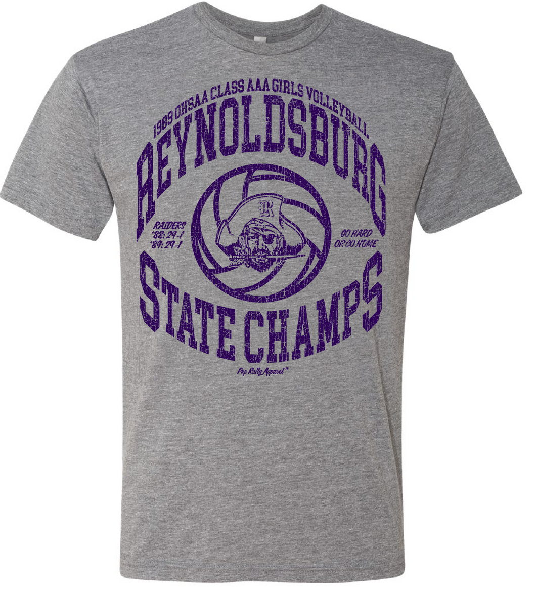 REYN 1989 GIRLS VOLLEYBALL STATE CHAMP TEE