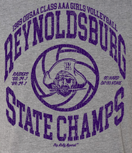 Load image into Gallery viewer, REYN 1989 GIRLS VOLLEYBALL STATE CHAMP TEE
