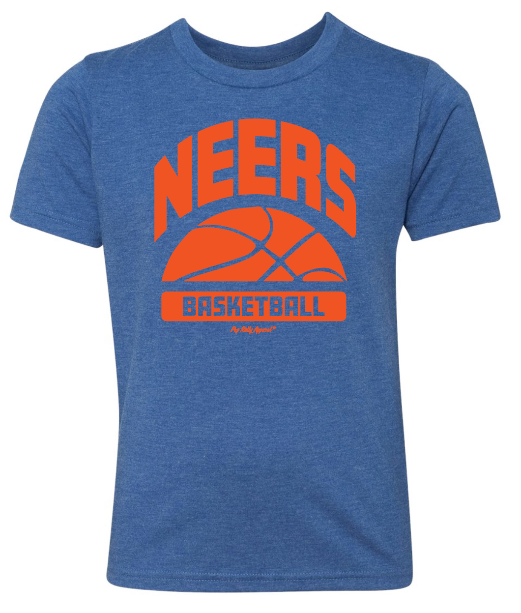 NEERS BASKETBALL BLUE TEE