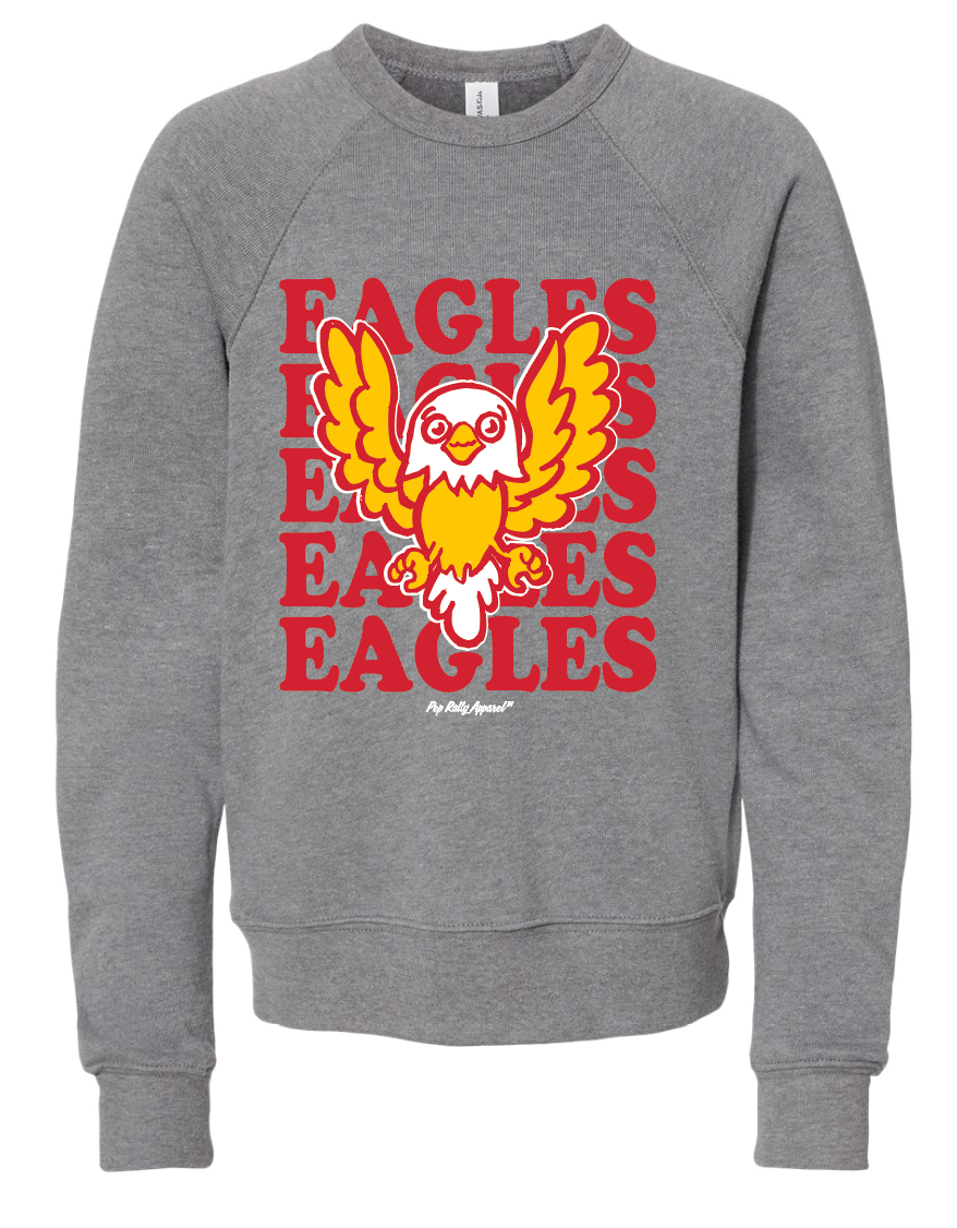 EAGLES EAGLES EAGLES CREW SWEATSHIRT