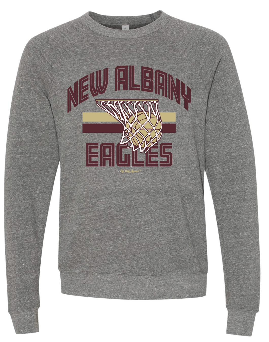 NEW ALBANY BASKETBALL HOOPS CREW SWEATSHIRT