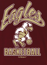 Load image into Gallery viewer, EAGLES BASKETBALL MAROON TRIBLEND TEE
