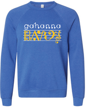 Load image into Gallery viewer, GAHANNA BANDS BLUE HEATHER CREW SWEATSHIRT
