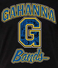 Load image into Gallery viewer, GAHANNA BANDS BLACK TEE
