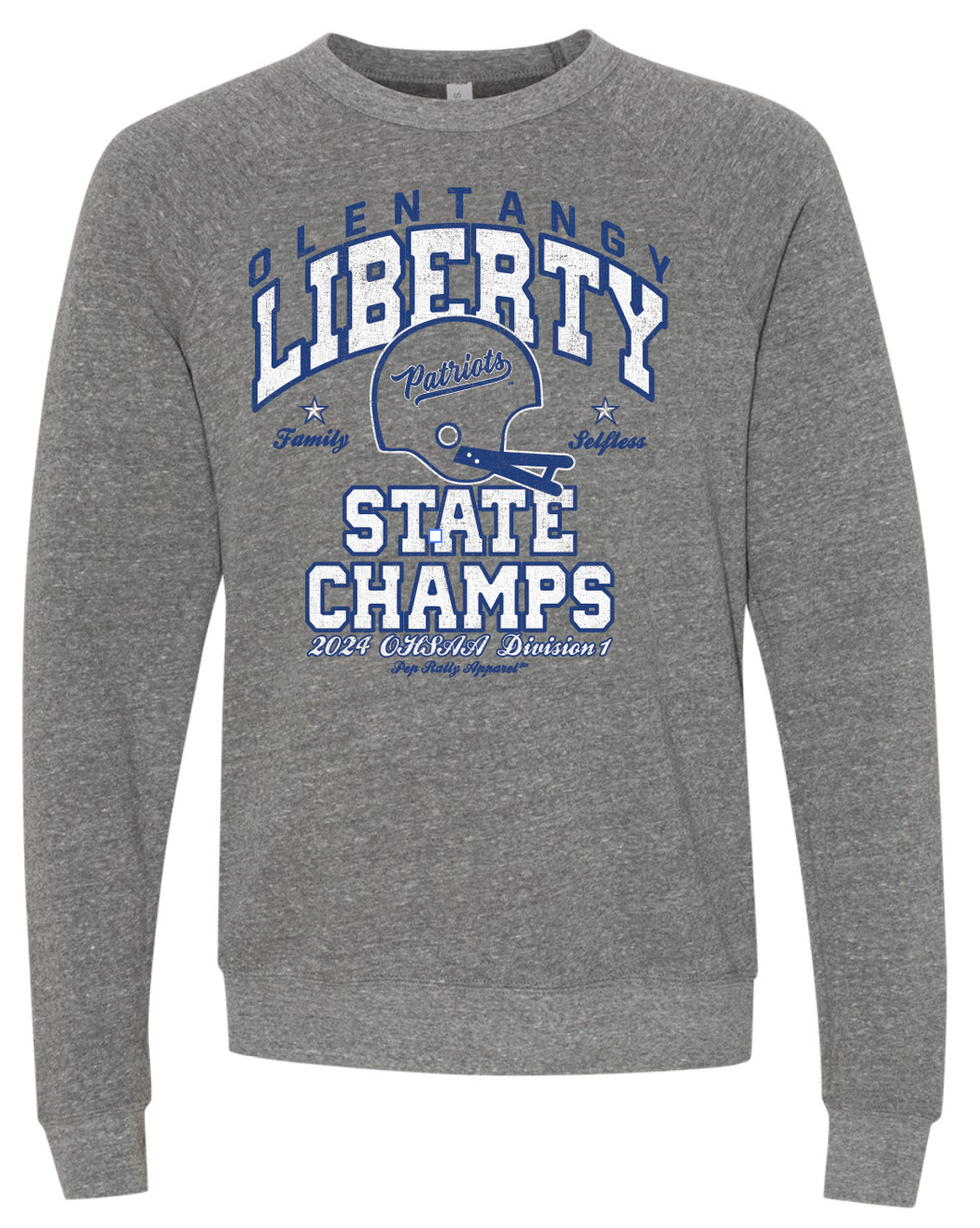 OLENTANGY LIBERTY FOOTBALL STATE CHAMP GRAY SWEATSHIRT (PRESALE)