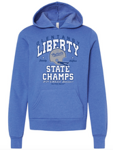 Load image into Gallery viewer, OLENTANGY LIBERTY FOOTBALL STATE CHAMP BLUE HOODIE (PRESALE)
