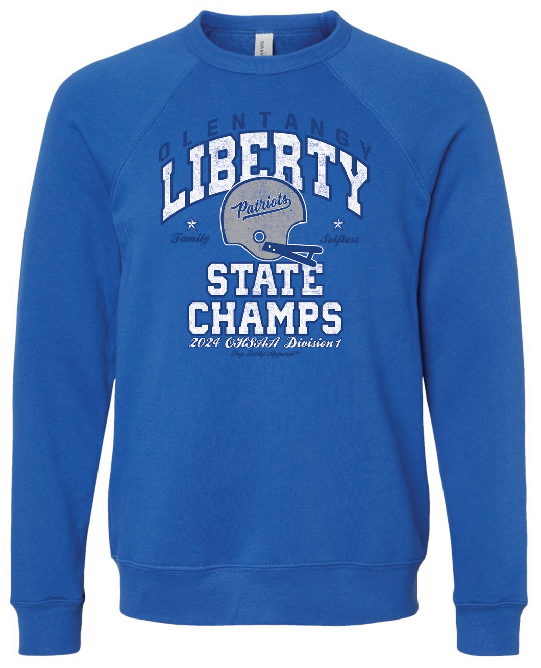 OLENTANGY LIBERTY FOOTBALL STATE CHAMP BLACK SWEATSHIRT (PRESALE)