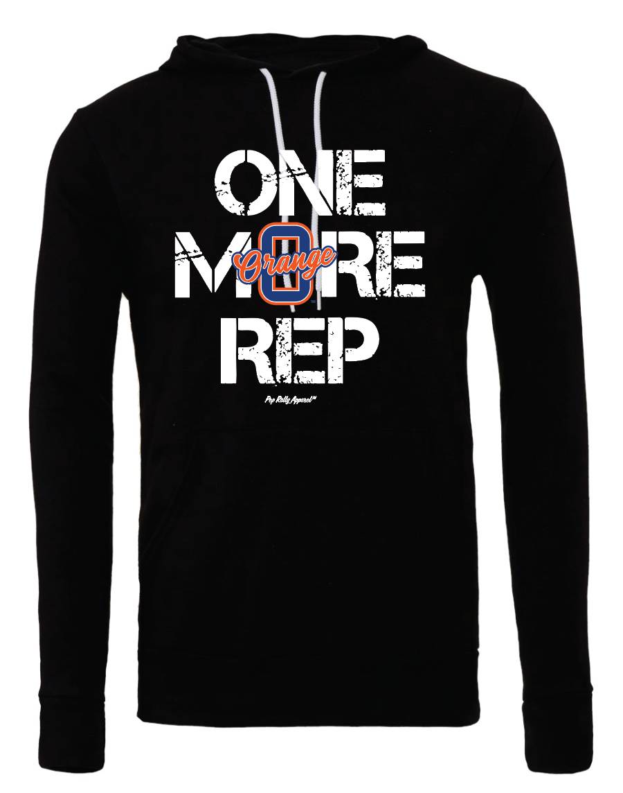 ORANGE ONE MORE REP HOODIE