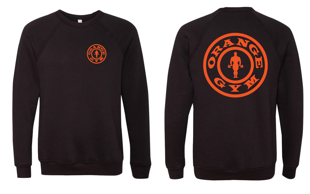 ORANGE GYM SWEATSHIRT