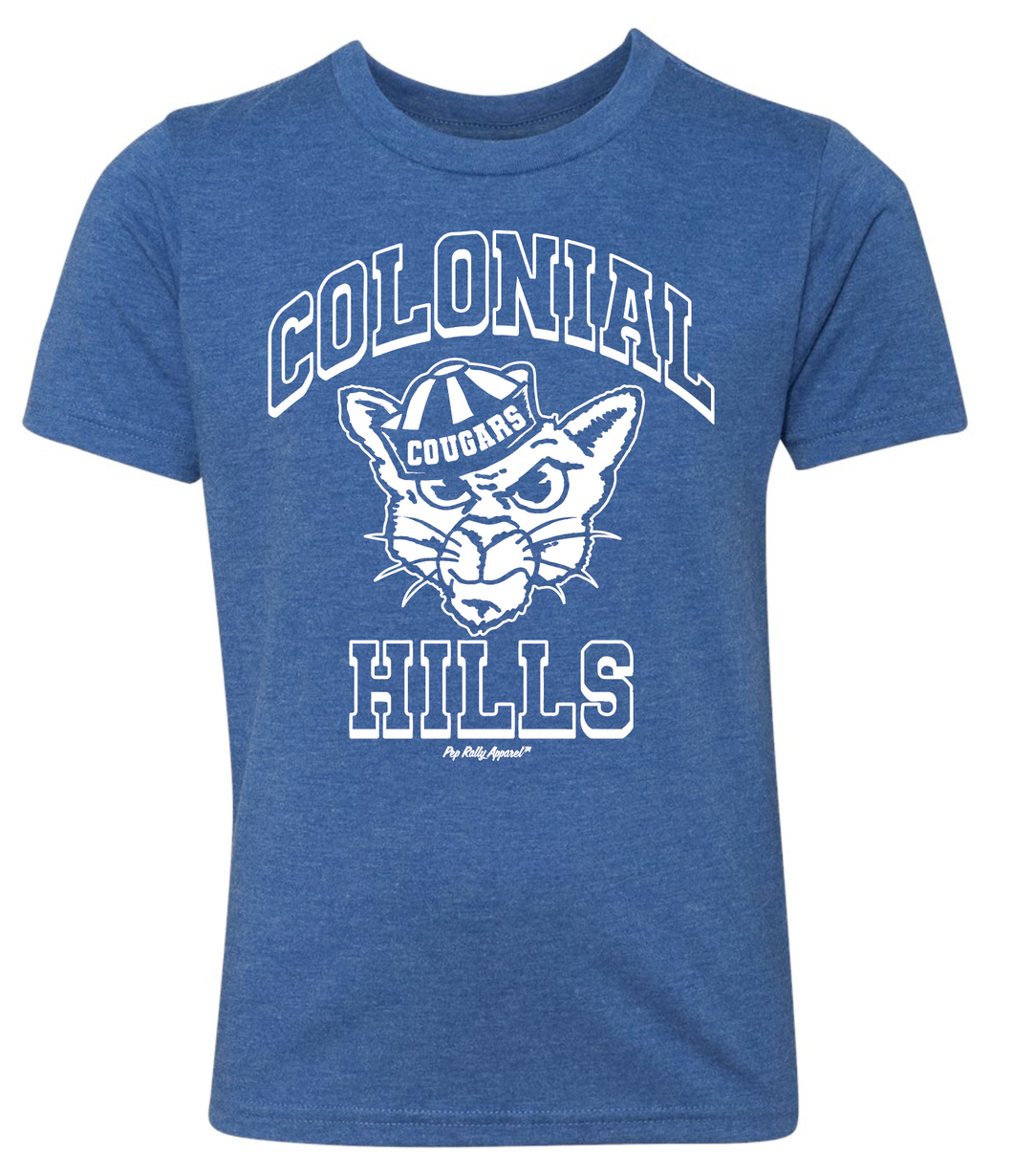 COLONIAL HILLS BLUE TEE