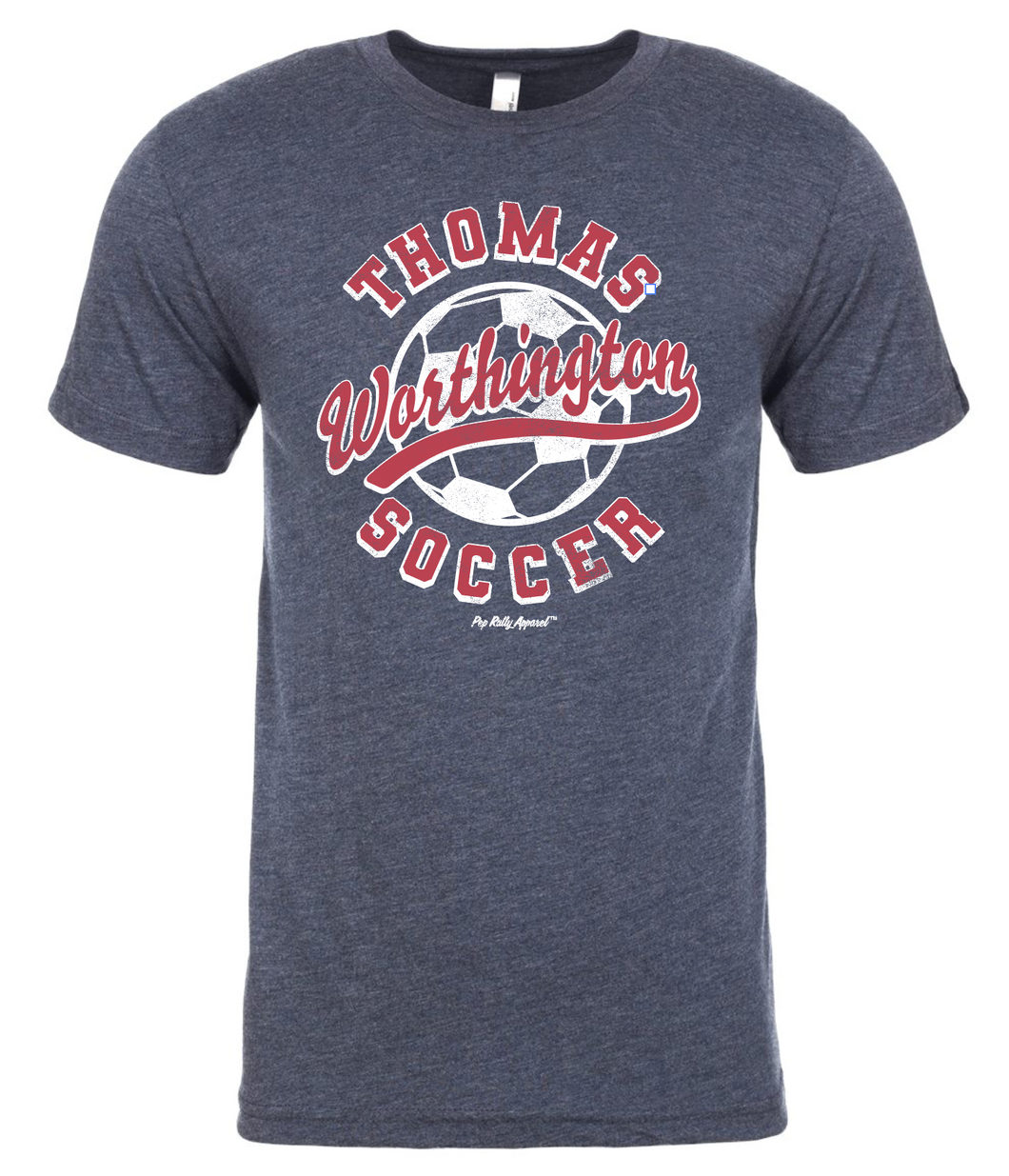 THOMAS WORTHINGTON SOCCER NAVY TEE