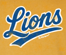 Load image into Gallery viewer, SCRIPT LIONS MUSTARD GOLD HOODIE
