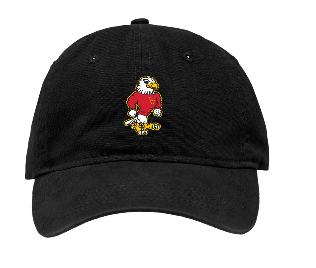 BW DAD HAT - BLACK