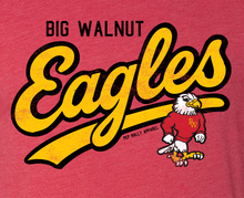 Load image into Gallery viewer, SCRIPT EAGLES RED TEE
