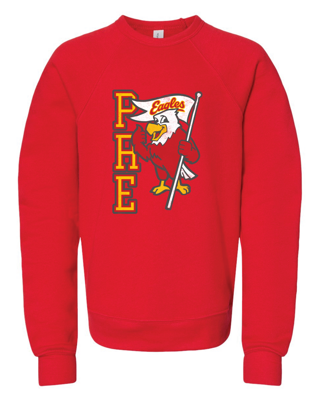 PRE RED CREW SWEATSHIRT