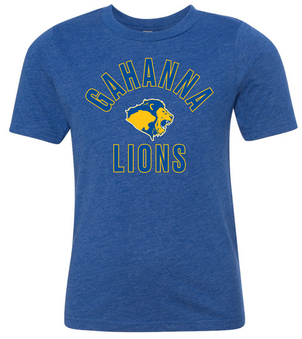 GAHANNA LIONS BLUE TEE (ADULT)
