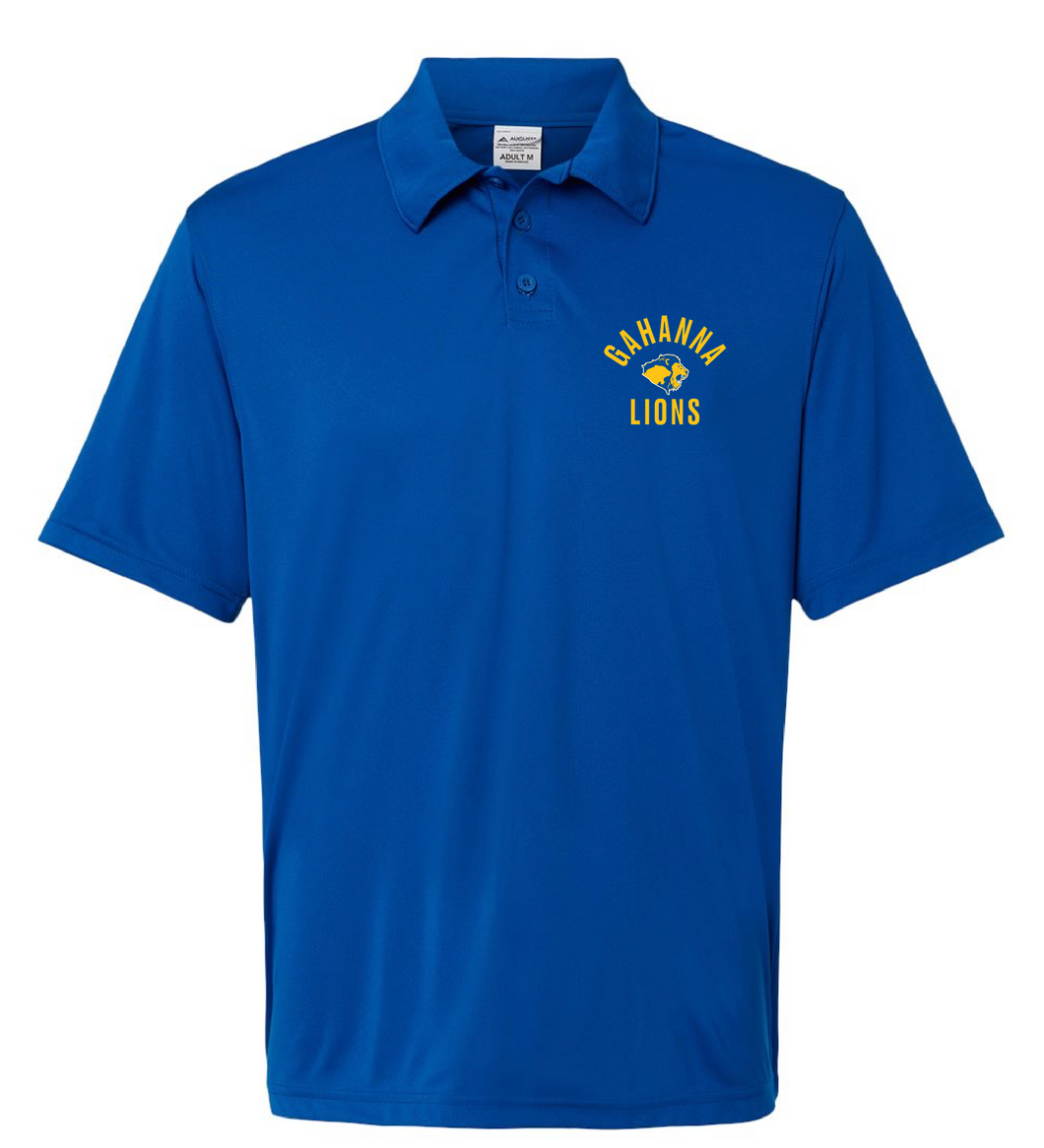 GAHANNA LIONS BLUE POLO (ADULT)