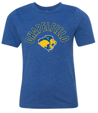 Load image into Gallery viewer, CHAPELFIELD BLUE TEE (ADULT AND YOUTH)
