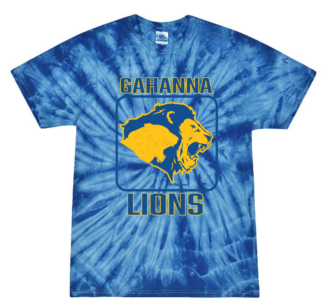 GAHANNA LIONS TIE DYE TEE