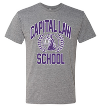 Load image into Gallery viewer, CAPITAL LAW SCHOOL JUSTICE TEE

