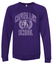 Load image into Gallery viewer, CAPITAL LAW SCHOOL JUSTICE CREW SWEATSHIRT
